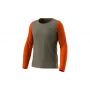 T-shirt de manga comprida SALEWA Dynafit Transalper L/S Tee - Fallen Rock, tamanho M