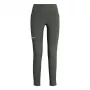 Calças justas Salewa Agner Durastretch para mulher - Faded Green, tamanho S