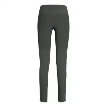 Calças justas de escalada Salewa Agner DST para mulher - Faded Green, tamanho M