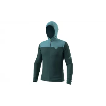 Dynafit Traverse Thermal casaco com capuz, azul fumo, M