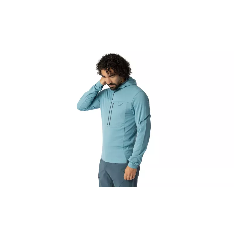 Dynafit Traverse Thermal 1/2 Zip sweatshirt, azul fumo, L