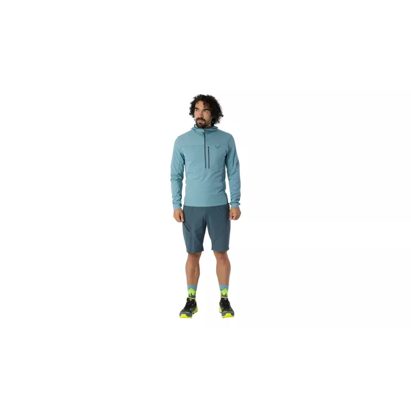 Dynafit Traverse Thermal 1/2 Zip sweatshirt, azul fumo, L
