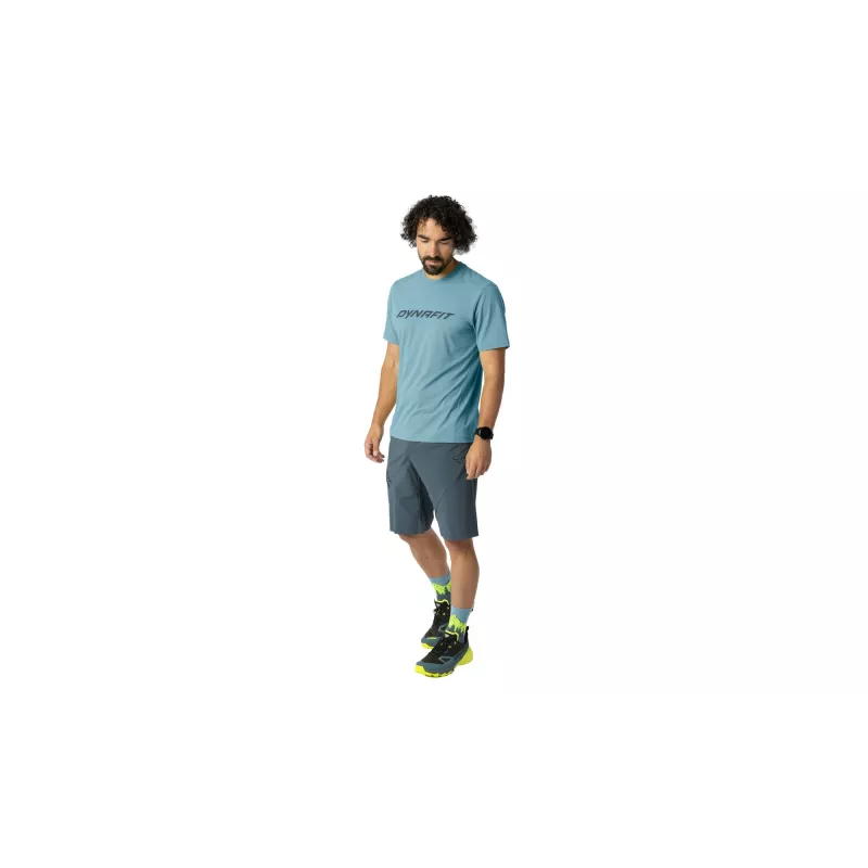 T-shirt de treino SALEWA Dynafit Traverse - Smoke Blue, tamanho S