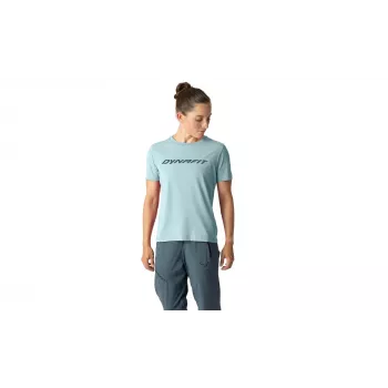 T-shirt SALEWA Women's Dynafit Traverse - Cloud Blue, tamanho S