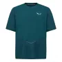 T-shirt Salewa Pedroc Dry Hyb Pond Blue M