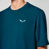 T-shirt Salewa Pedroc Dry Hyb Pond Blue M