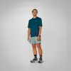T-shirt Salewa Pedroc Dry Hyb Pond Blue M