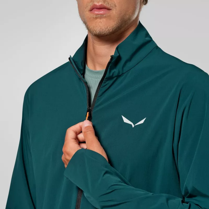 Casaco softshell Salewa Pedroc Dst Light - Pond Blue - tamanho M