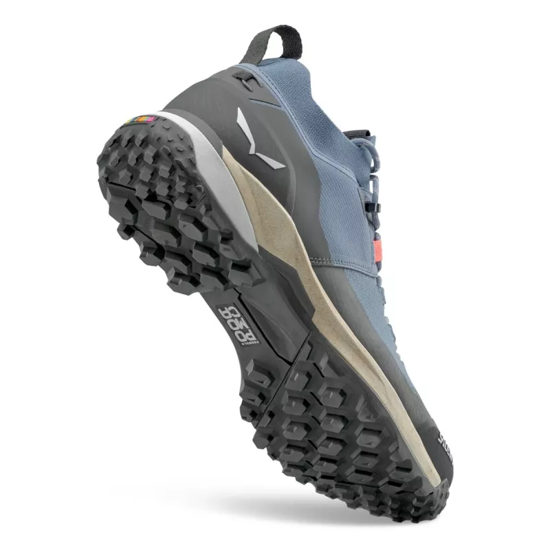 Sapatos de caminhada Salewa Puez 2 Knit Ptx Low - Java Blue/Black, EU 44.5