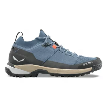 Sapatos de caminhada Salewa Puez 2 Knit Ptx Low - Java Blue/Black, tamanho 45