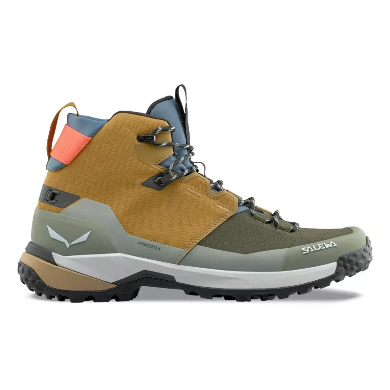 Sapatos de caminhada Salewa Puez 2 Mid Golden Brown tamanho 9