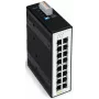 WAGO 852-1106 Switch Ethernet Gigabit Industrial não gerido, 8 portas, 10/100/1000 Mbps, montagem em calha DIN