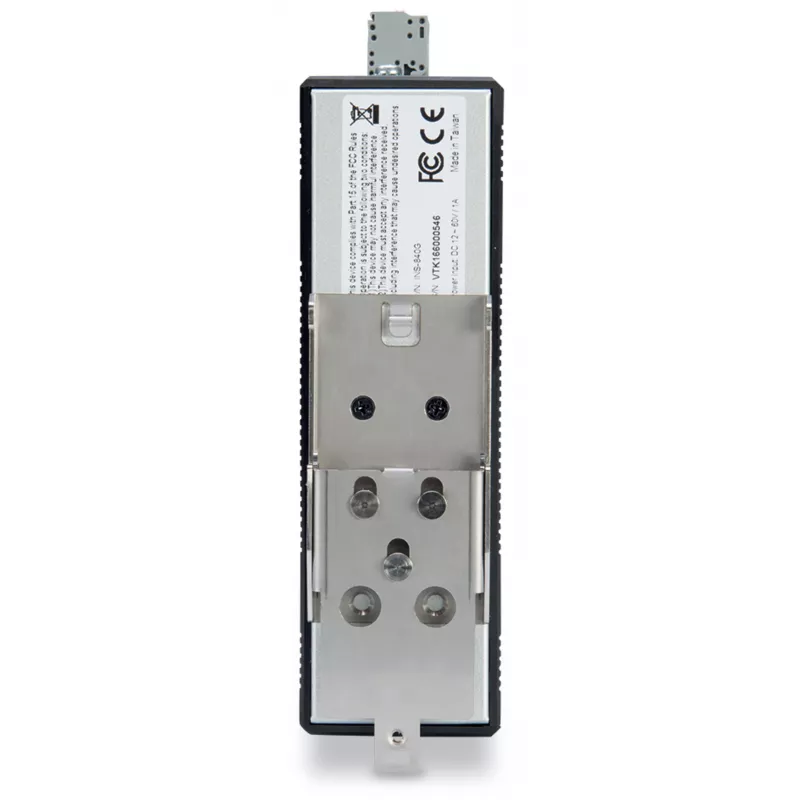 WAGO 852-1106 Switch Ethernet Gigabit Industrial não gerido, 8 portas, 10/100/1000 Mbps, montagem em calha DIN