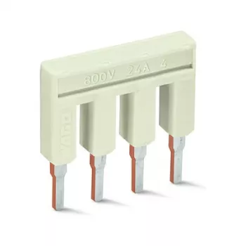 WAGO 2002-408 Ponte, 8 vias, isolada, 25 A, cinzento-claro