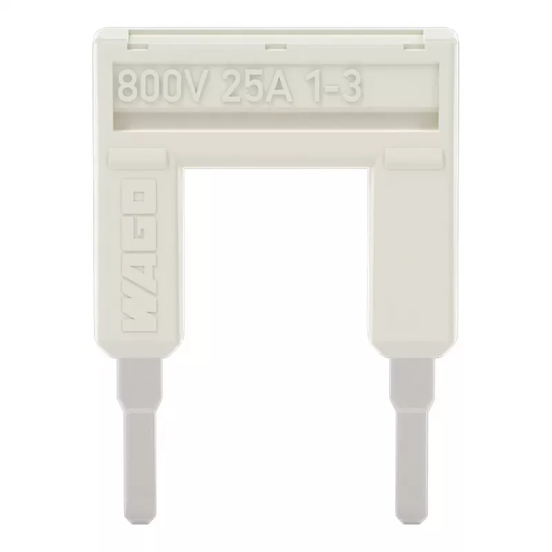 WAGO 2002-433 ponte, de 1 para 3, isolada, 25 A, cinzento claro