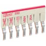 WAGO 2002-477 ponte escalonada, de 7 vias, isolada, cinzento claro
