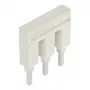 WAGO 2004-403 ponte, de 3 vias, isolada, 32 A, cinzento claro