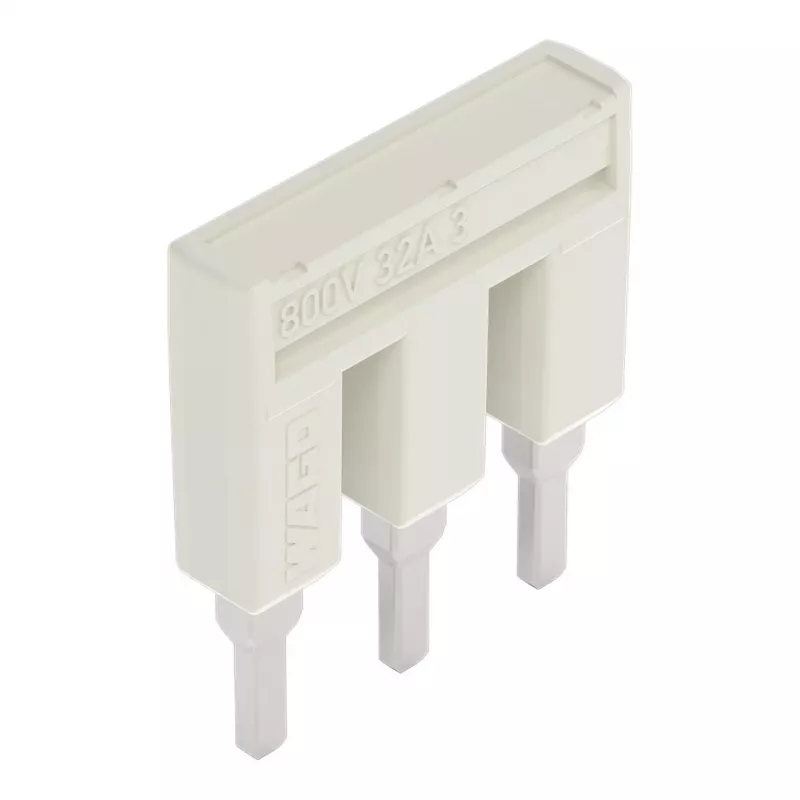 WAGO 2004-403 ponte, de 3 vias, isolada, 32 A, cinzento claro