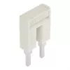 WAGO 2004-402 ponte push-in, de 2 vias, isolada, cinzento claro
