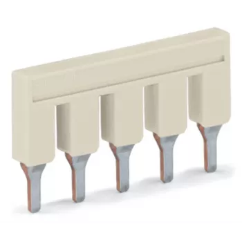 WAGO 2006-405 Ponte push-in, 5 vias, isolada, cinzento-claro