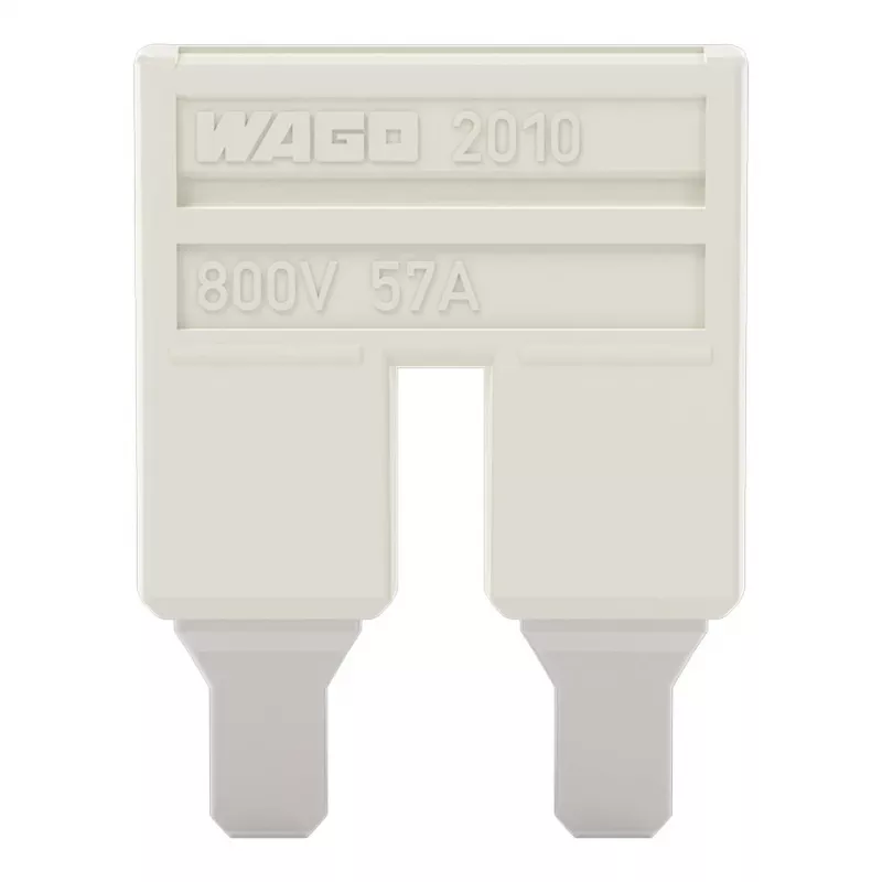 WAGO 2010-402 ponte push-in, de 2 vias, isolada, cinzento claro
