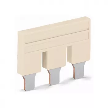 WAGO 2016-403 ponte, de 3 vias, isolada, 76 A, cinzento claro