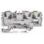 WAGO 2206-1301 Borne de passagem de 3 condutores com botão de pressão 6 mm² Cinzento