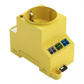 WAGO Tomada para quadro elétrico 709-582 Amarelo 1 unid.
