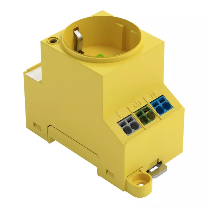 WAGO Tomada para quadro elétrico 709-582 Amarelo 1 unid.