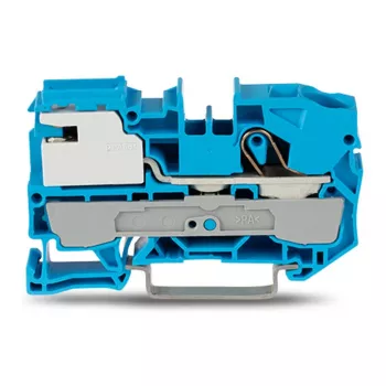 WAGO Borne de separação de neutro 10 mm² 1 condutor azul