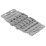WAGO 221-2505 Suporte de montagem com alívio de tração, 5 vias, cinzento