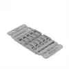 WAGO 221-2505 Suporte de montagem com alívio de tração, 5 vias, cinzento