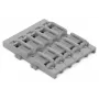 WAGO 221-2525 Adaptador de montagem para bornes de ligação da série 221, pack de 5, cinzento