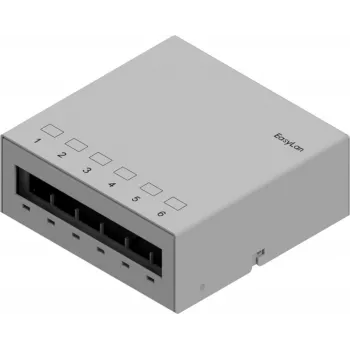 ZVK GMBH EL fixLink Painel de montagem inferior Consolidation Point 6 portas (CKVPL0061E)