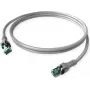 EasyLan Cabo de patch DualBoot PushPull Cat.6a S/FTP 10m - cinzento