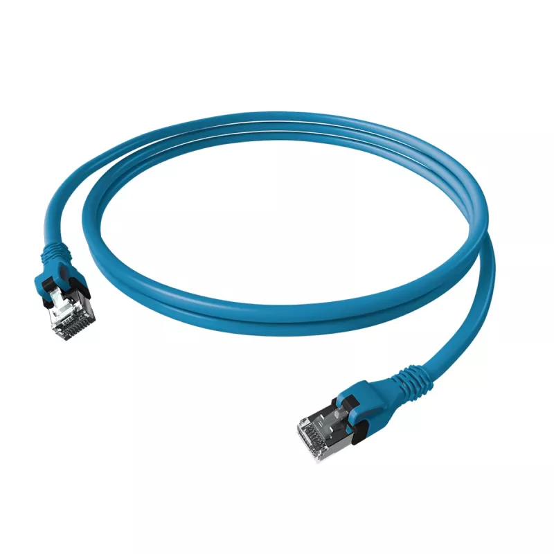 EasyLan saCon Cabo de patch DualBoot S/FTP azul 2,00m Cat.6A - FTP - SFTP