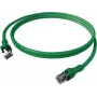 EasyLan Cabo de patch DualBoot Push Cat.6A S/FTP verde 7,5m