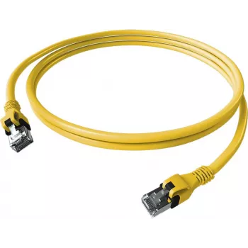 Cabo de rede EasyLan saCon DualBoot S/FTP Cat.6A amarelo 2,0m