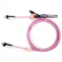 Cabo de rede de fibra ótica EasyLan OM4 10 m LC Duplex para SC Duplex LSZH violeta
