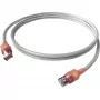 EasyLan cabo patch saCon DualBoot LED S/FTP Cat.6A, LSOH, cinzento, 7 m