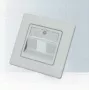 EasyLan CKVDUSL1R caixa de módulo para 1 módulo, incl. placa central e moldura de cobertura, 80 x 80 mm, branco