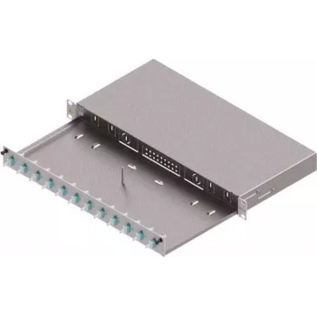 Patch panel de fibra ótica ZVK EasyLan Basic LSB0B223 Grade C 1U 12 portas 12x LC-Duplex OM3 (LSB0B223)