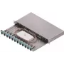 Caixa de fusão de fibra ótica ZVK Easylan Basic LSB1B113 1HE 12x SC-Duplex Standard OM3 extraível - fibra ótica - conector SC-Duplex