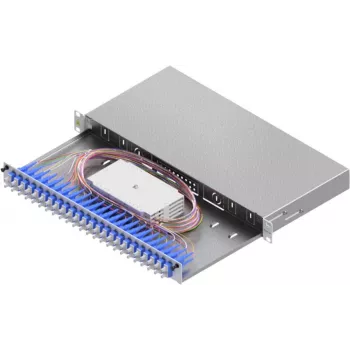 EASYLAN LSB1C225 caixa de fusão de fibra ótica Basic 1U 24x SC-Duplex OS2 extraível