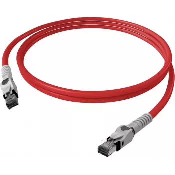 EasyLan cabo de rede VarioBoot Cat.6A S/FTP vermelho 1,0 m