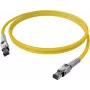 EasyLan cabo de rede VarioBoot Cat.6A S/FTP amarelo 1,0 m