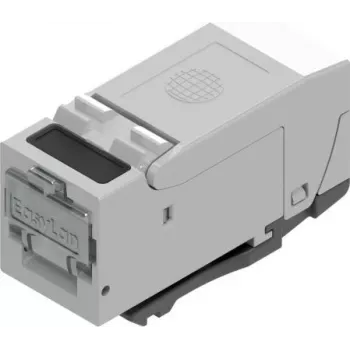 ZVK EasyLan fixLink Pro módulo Keystone RJ45 Cat.6A blindado 10GbE sem ferramentas