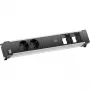 Bachmann POWER FRAME 2x tomadas Schuko 1x carregador USB-C 2x slots CM 0,2m GST18
