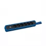 Bachmann PRIMO 2 Régua de tomadas 6xUTE com argola de suspensão 2,0m CEE7/7 RAL5010