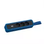 Bachmann PRIMO 2 Régua de tomadas 3xUTE com argola de suspensão 2,0m CEE 7/7 azul-genciana (RAL 5010)